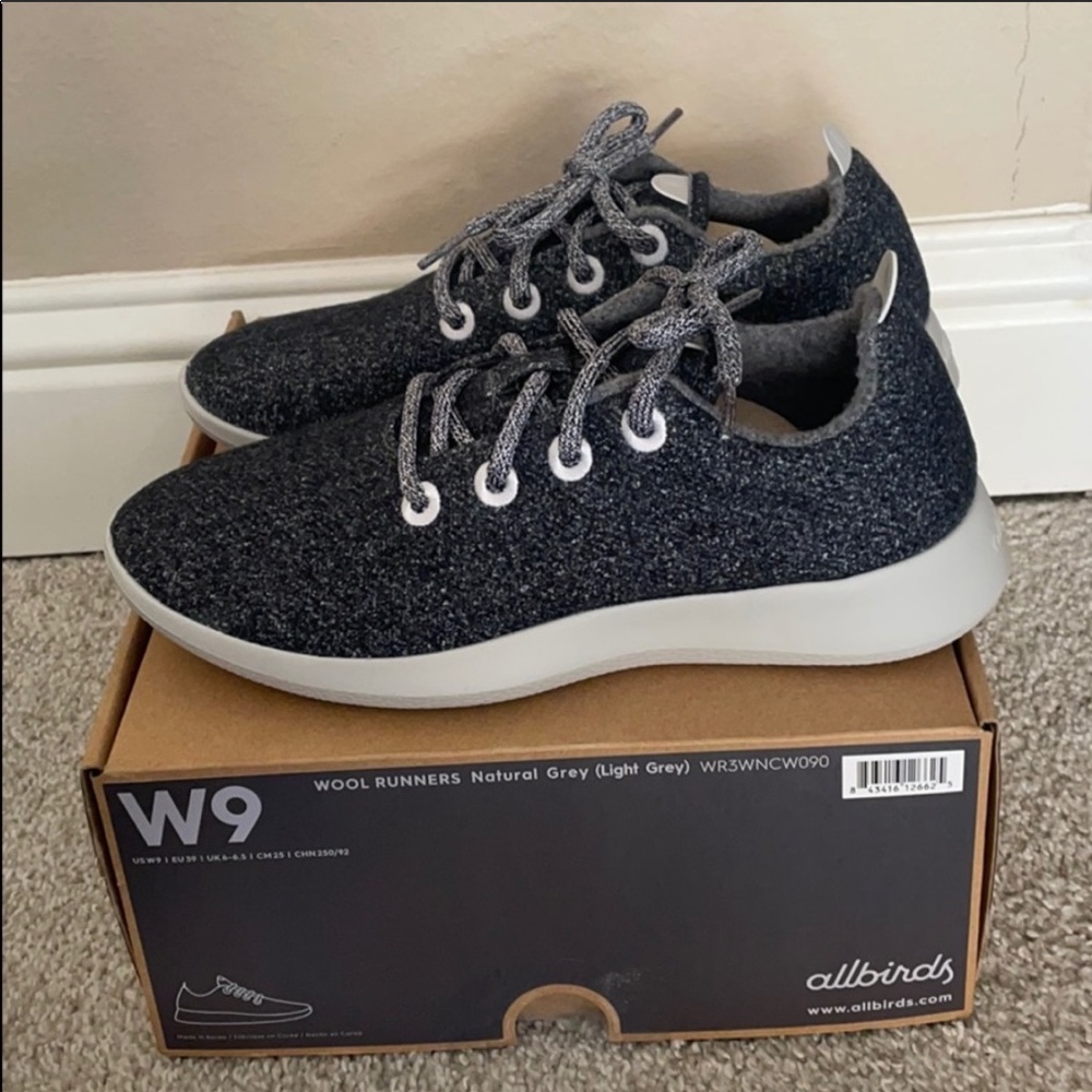 NEW ❤️ allbirds women’s wool runners natural grey